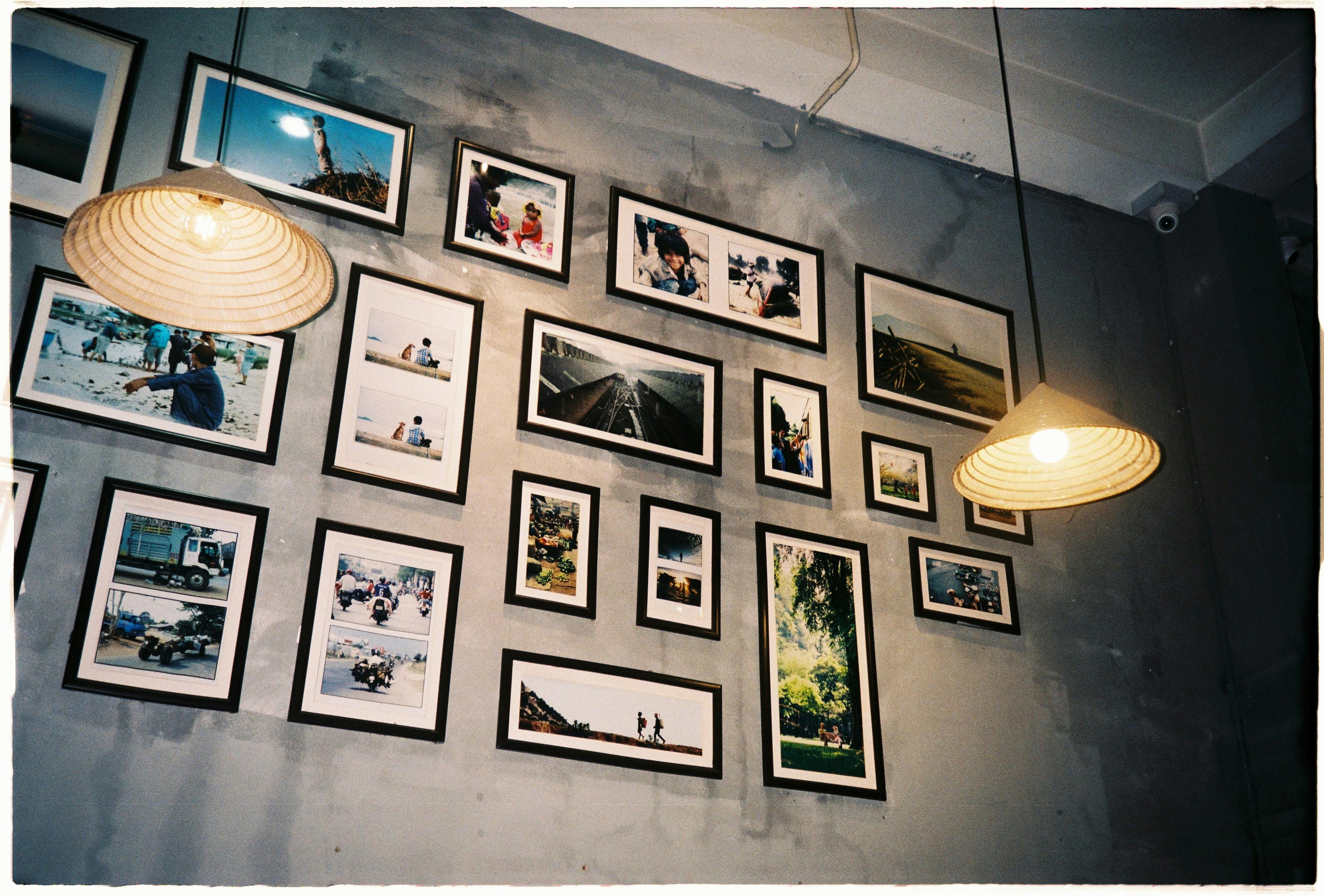 Elegant frames displayed in a stylish setting